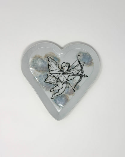 Heart-Shaped Cupid Plate