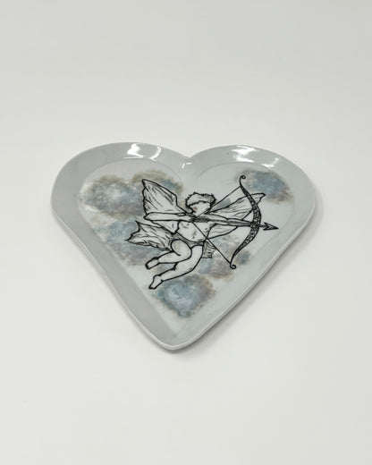 Heart-Shaped Cupid Plate