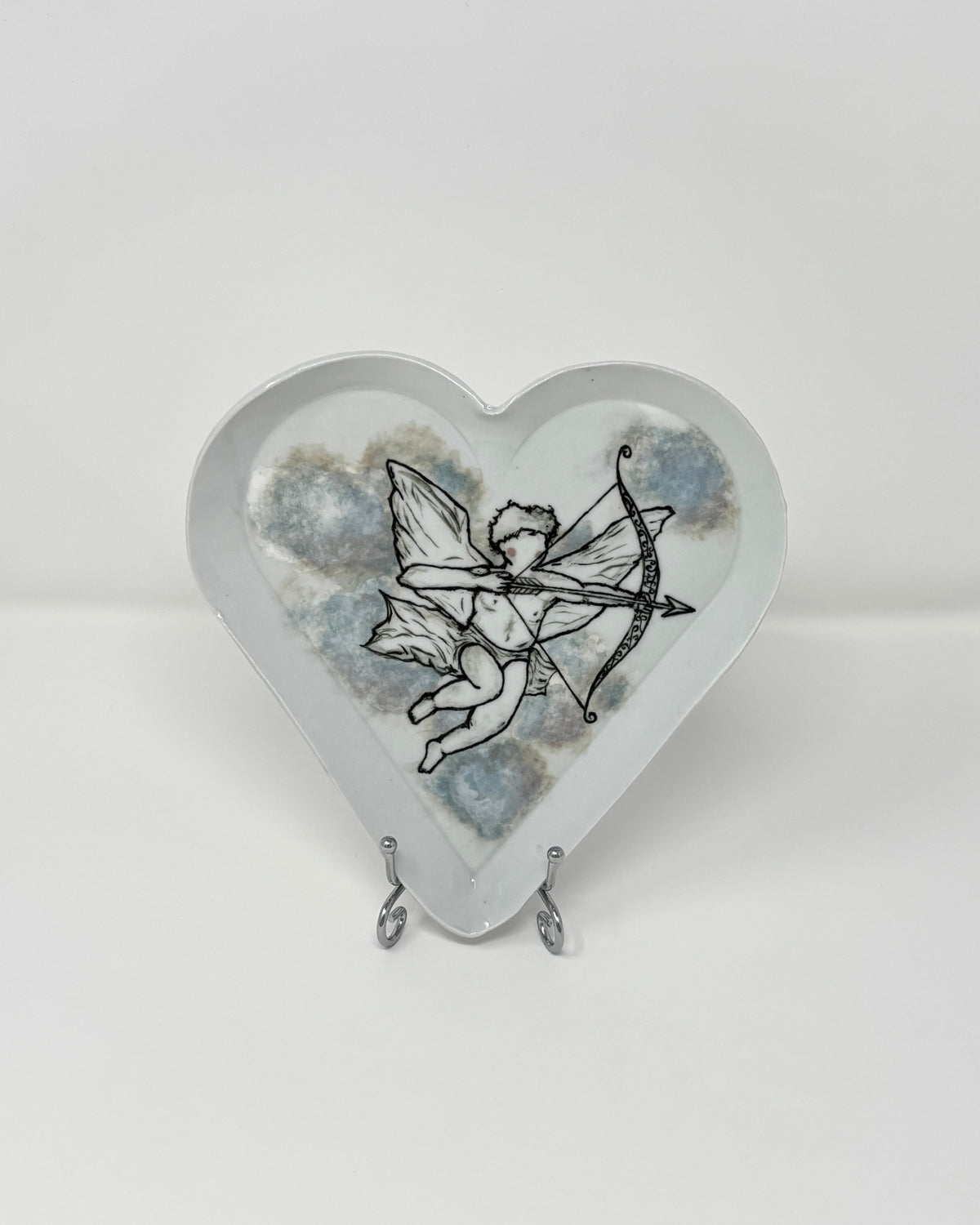 Heart-Shaped Cupid Plate