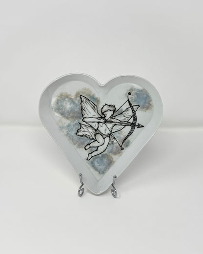 Heart-Shaped Cupid Plate