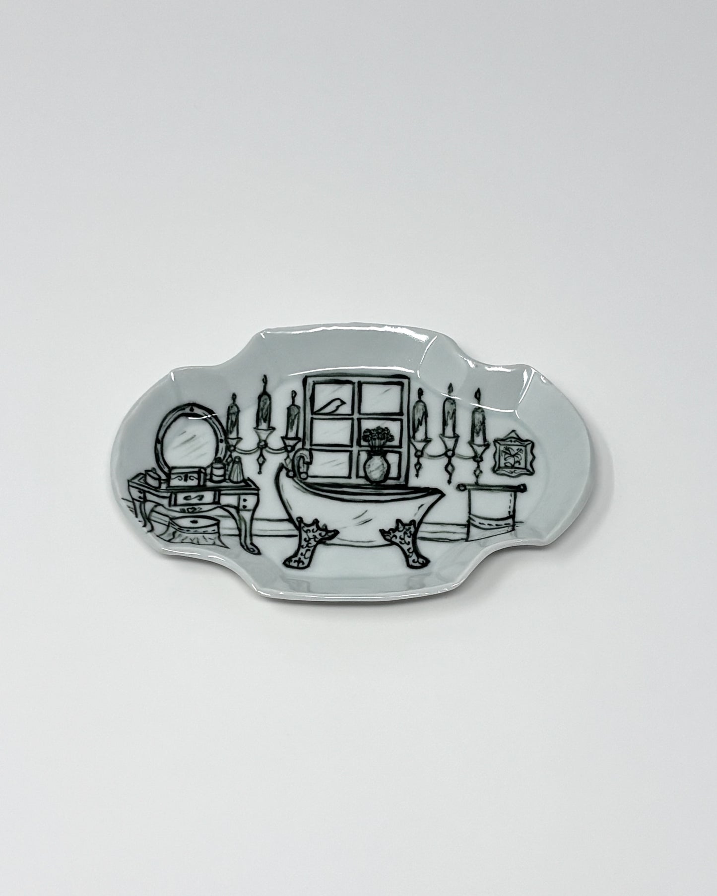 Powder Room Plaque Dish