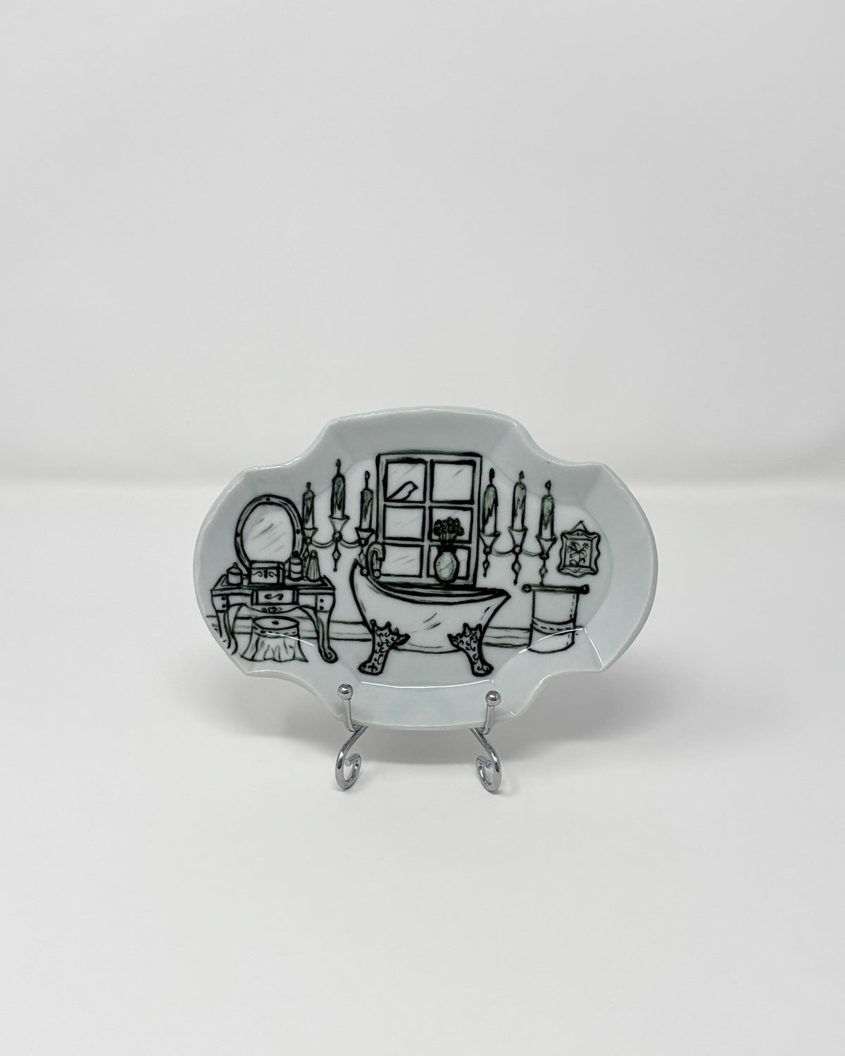 Powder Room Plaque Dish