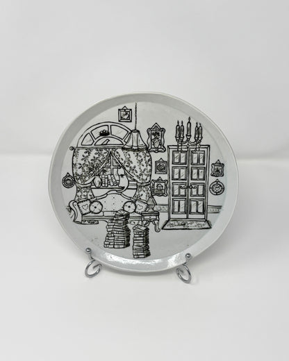 Dollhouse Parlor Plate Set